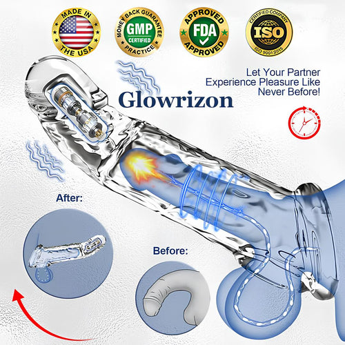 【New upgrade】 Glowrizon™ Ultimate Pleasure Sleeve – Elevate Intimacy, Command the Night
