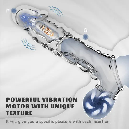 【New upgrade】 Glowrizon™ Ultimate Pleasure Sleeve – Elevate Intimacy, Command the Night