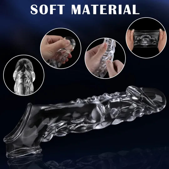 【New upgrade】 Glowrizon™ Ultimate Pleasure Sleeve – Elevate Intimacy, Command the Night