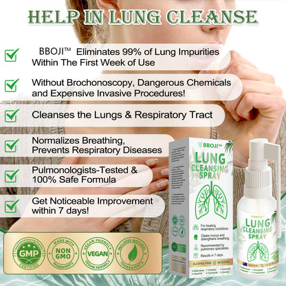 [𝐎𝐟𝐟𝐢𝐜𝐢𝐚𝐥 𝐁𝐫𝐚𝐧𝐝 𝐅𝐥𝐚𝐠𝐬𝐡𝐢𝐩 𝐒𝐭𝐨𝐫𝐞]🌿BBOJI™ Advanced Lung Cleansing Spray (👨‍⚕️𝐑𝐞𝐜𝐨𝐦𝐦𝐞𝐧𝐝𝐞𝐝 𝐛𝐲 𝐋𝐮𝐧𝐠 𝐒𝐩𝐞𝐜𝐢𝐚𝐥𝐢𝐬𝐭𝐬🌿)