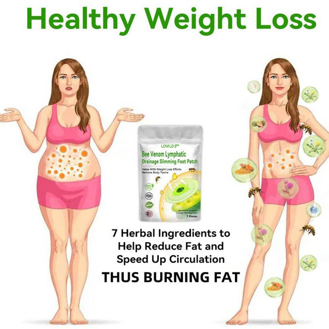 🐝🐝LOVILDS™ Bee Venom Lymphatic Drainage Slimming Foot Patch🔥Limited time 50% OFF🔥（Suitable for use by individuals of all ages)