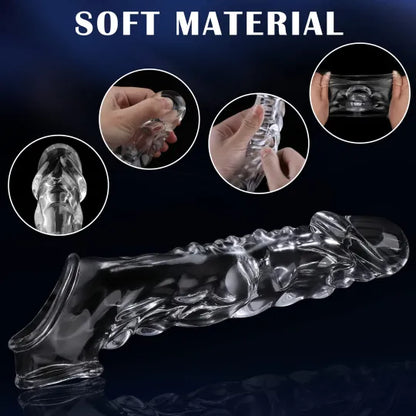 【New upgrade】 Glowrizon™ Ultimate Pleasure Sleeve – Elevate Intimacy, Command the Night